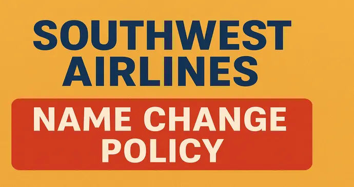 Southwest Airlines Name Change Policy